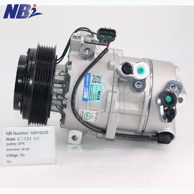 Dobra cena. AC Air Conditioning Compressor DVE16 for HYUNDAI TUCSON 2.0 IX35 KIA SPORTAGE 2010 CM108168 977012S000 97701-2S000 1027E-01500 w Internecie