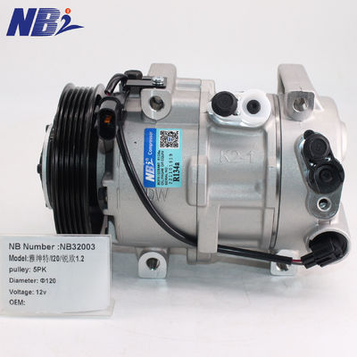 Dobra cena. 977011R900 Auto Aircon 12V AC Compressor for Hyundai Accent for KIA RIO 5PK Car Compresor 97701C7000 97701-1R900 P30013-4111 w Internecie