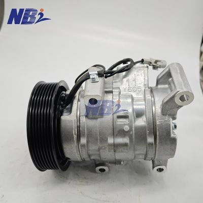 447260-8020 883100K110 Ciężarówka Klimatyzator Kompresor 10S11C 12V 7PK125mm Z rowkami po lewej