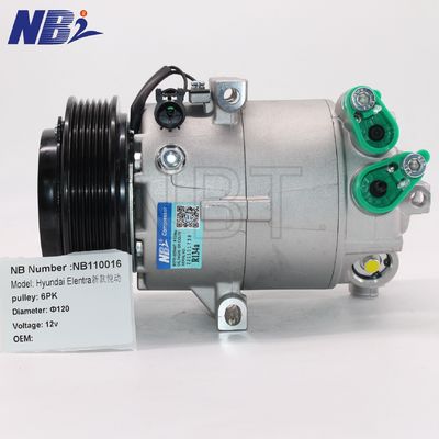 VS12 Nowy użyty sprężarka 12V AC dla Hyundai Elantra Saloon 1.8 Kia Soul Versatile Replacement Part 977013X101 K-HYK395