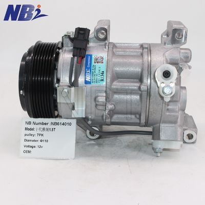 Dobra cena. Nowy 12V dla Hondy Accord 1.5L klimatyzator samochodowy sprężarka używany 6SBU14C sprzęgło z AC Make w Internecie