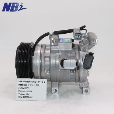 Nowy OEM 883101A751/447260 4221 Kompresor prądu przemiennego 12V dla Toyoty dla Corolla L4 1.8 8KG Auto Car Fits Infiniti FAW Używany Mitsubishi