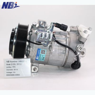 Dobra cena. For Nissan Qashqai Car AUTO AC Compressor 926004EP0A GE447160-6922 447160-6922 4471606922 92600-4EB0A w Internecie