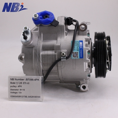 Dobra cena. Do BMW X5 E70 4.8 Nowa rolka 4PK 110 Średnica 12V Napięcie OEM 64509121760,64529185144 Sprężarki powietrza w Internecie