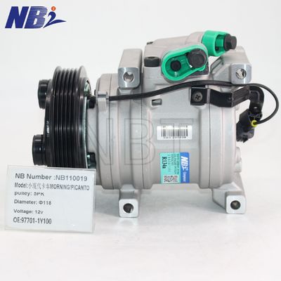 Dobra cena. F500-CPAAA-02 97701-1Y000 HS09 Auto AC Compressor for Hyundai I10 Kia Picanto AC Pump F500CPAAA02 977011Y000 w Internecie